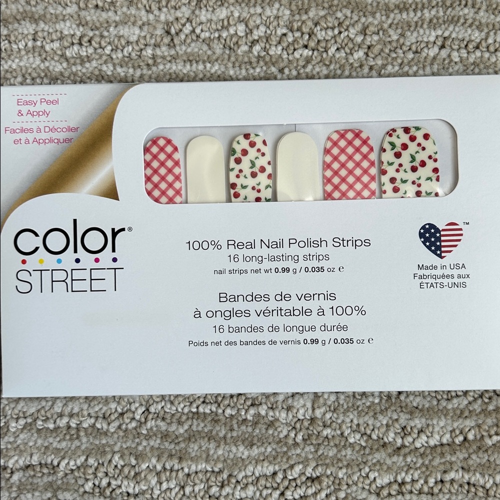 Color Street Nail Polish Strips, Cherry Picked